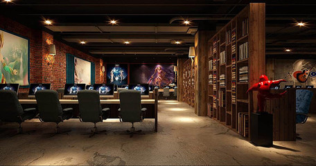 西安專業網咖裝修設計——打造沉浸式電競空間